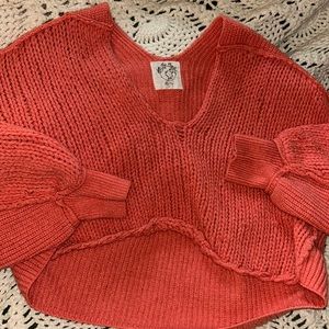 Free People chunky knit sweater